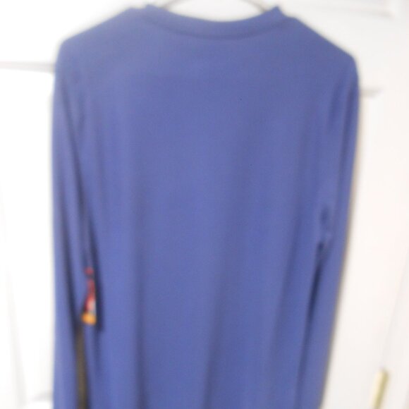 NEW Men's LS Wrangler Performance Workwear Pocket Tee size S 34-36 Blue 👨 - Picture 4 of 9